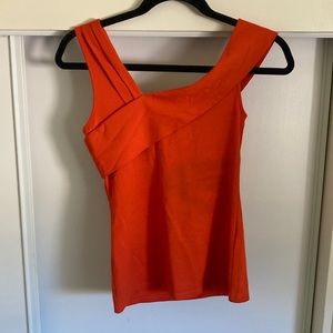 Bright orange Karen Millen sleeveless top